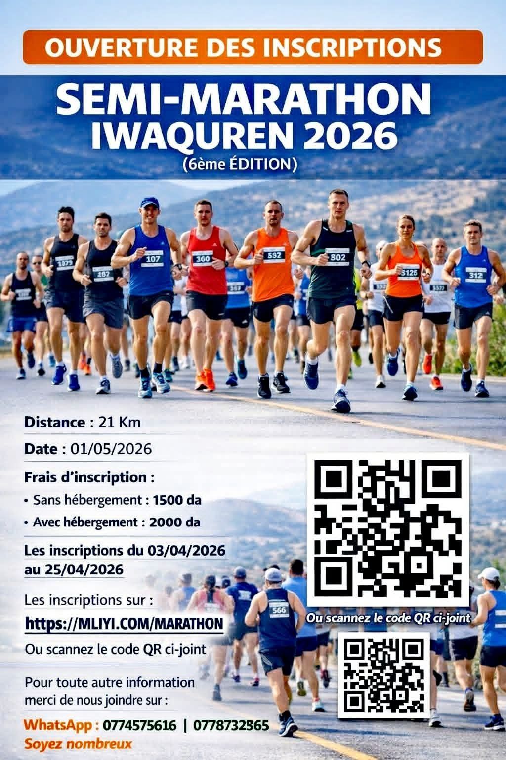 Semi-Marathon Iwaquren (6ᵉ édition) race image
